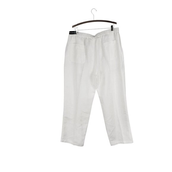 Cubavera Linen Blend Pants White Drawstring Casual NWT Mens Size XXL - Picture 2 of 8